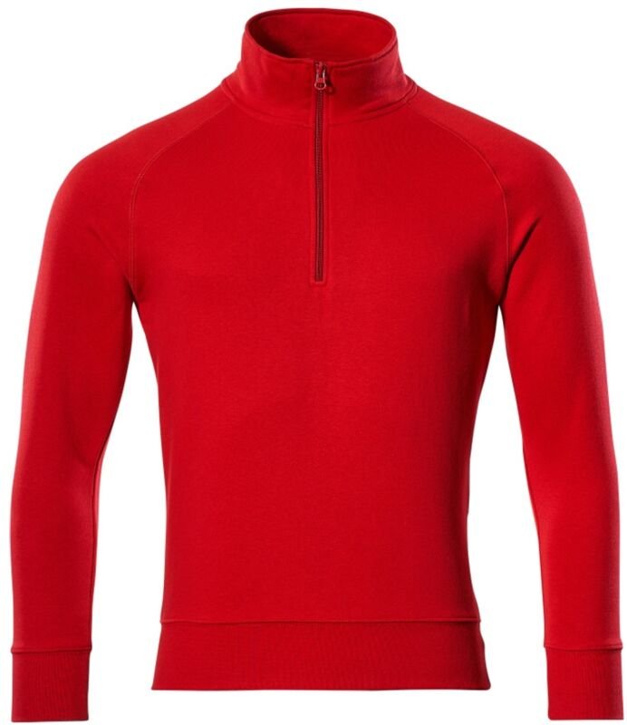 Mascot Sweatshirt NANTES CROSSOVER mit kurzem Reißverschluss, Herren 50611 Gr. M verkehrsrot