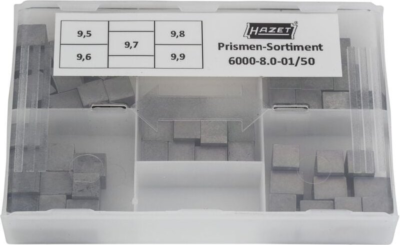 Hazet Prismen-Sortiment 9,5 / 9,6 / 9,7 / 9,8 / 9,9 mm, 6000-8.0-01/50