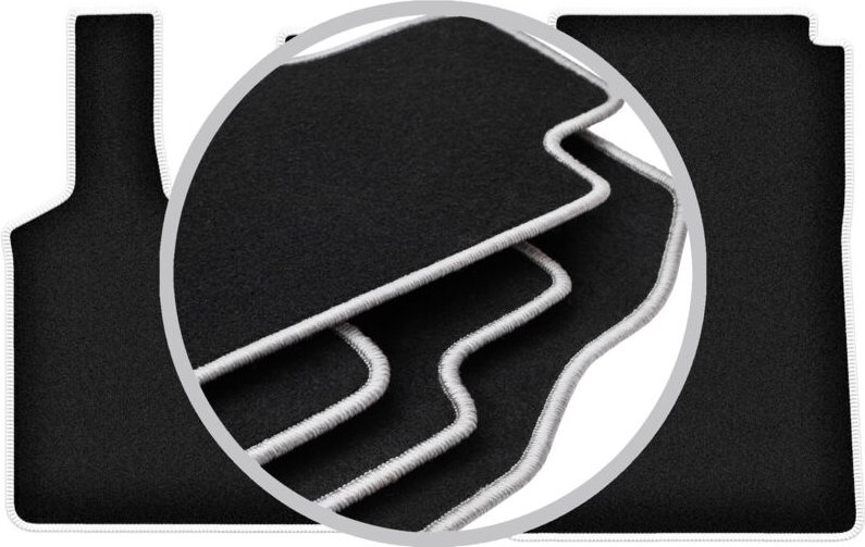 CARLUX-SILVER Autofußmatten für: Scania R und G LKW (2004-2017)