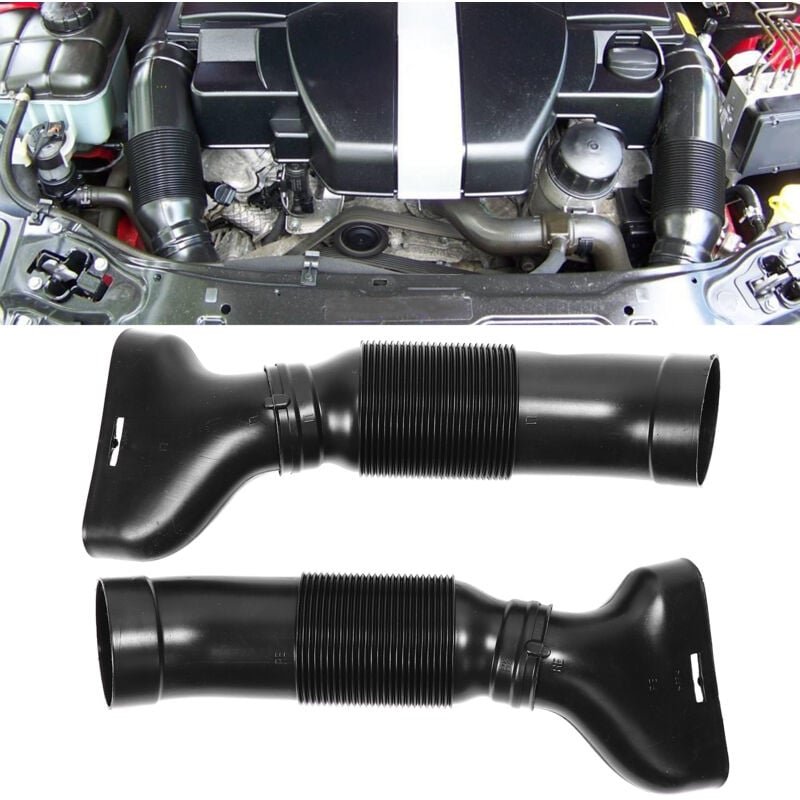 1 Paar Motorluftansaugschlauchkanal 2035280007 2035280107 Ersetzen Passend für Mercedes Benz C240 C320 - Ej.life