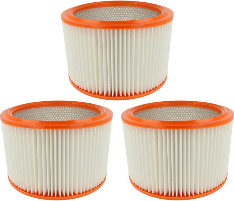 3x Lamellenfilter kompatibel mit Nilfisk - Alto Attix 560-21 xc, 560-21 xc mobile, 560-2M xc, 560-31 xc, 560 Handstaubsa...
