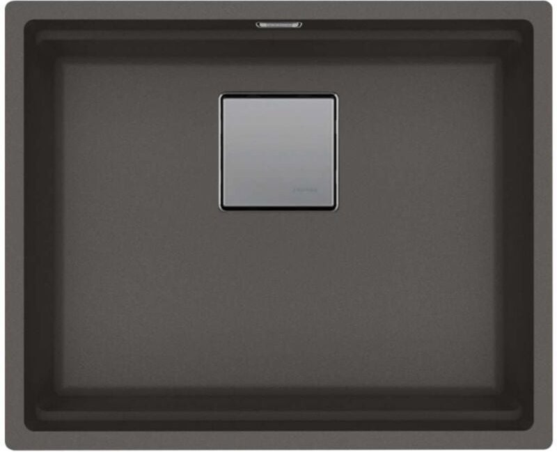 Franke - Kubus 2 - Fragranitspüle kng 110-52, 56x46 cm, Schiefer grau 125.0713.983