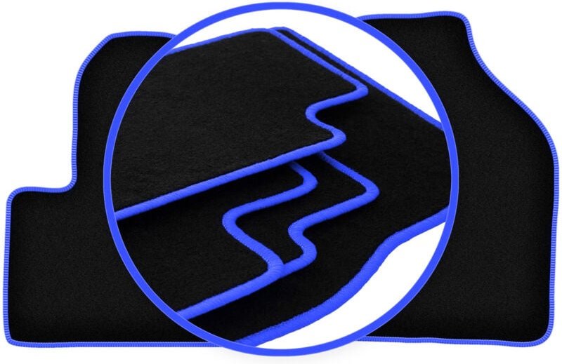CARLUX-BLUE Autofußmatten für: Ford Connect Kombivan (2003-2012)