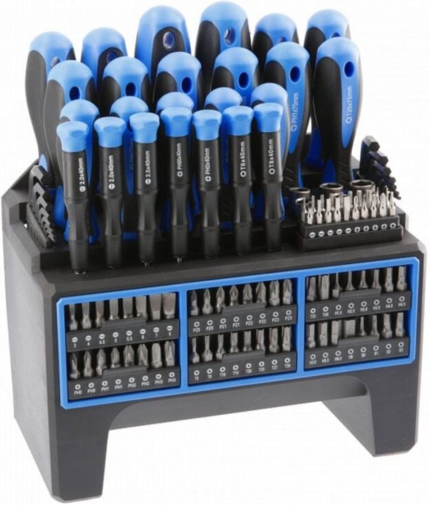 Högert 114-tlg. Schraubendreher- und Bit-Set