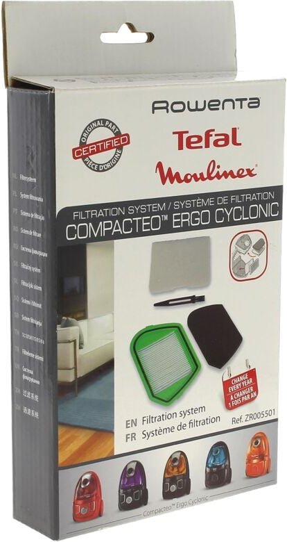 Hepa-Filterset zr005501 für rowenta-Staubsauger