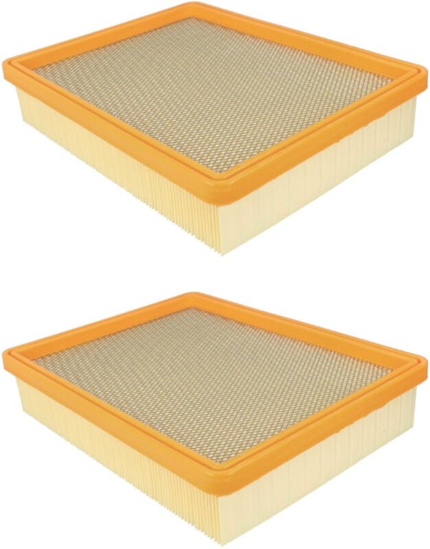 2x Trade-Shop Flachfaltenfilter Lamellenfilter Absolutfilter für Kärcher NT 501, NT 551, NT 700, NT 701, NT 702, NT 720,...