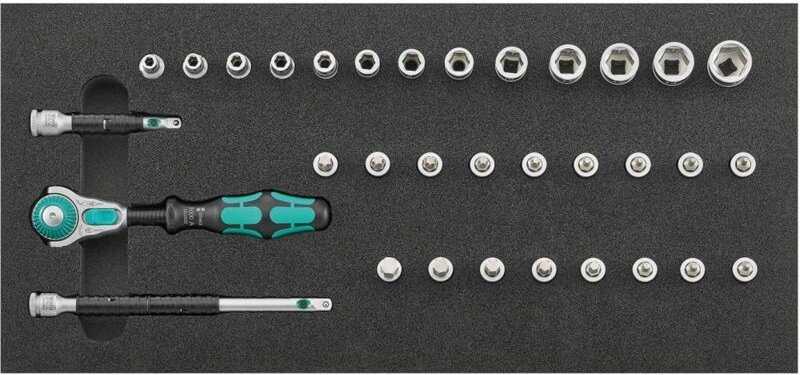 FP - wera Werkzeugmodul 1/3 Steckschl. 1/4',Zyklop und Haltefunktion