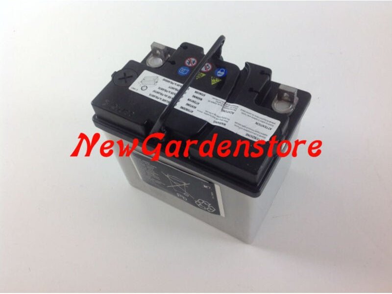 Rasenmäher-Starterbatterie 310022 12V/24A Pluspol RECHTS