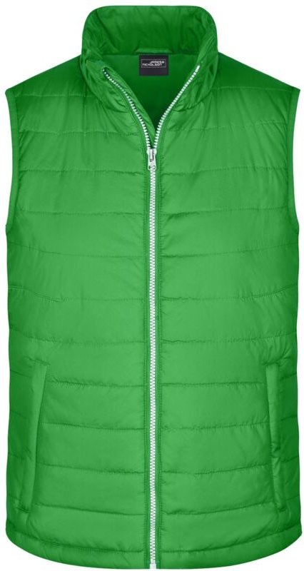 James&nicholson - leichte, wattierte Steppweste jn 1136 Gr. xl grün