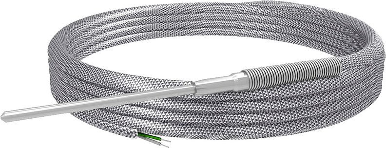 Emko Temperatursensor TCMS-M03-L100-K02.J Fühler-Typ J Messbereich Temperatur-50 bis +800 °C Fühl