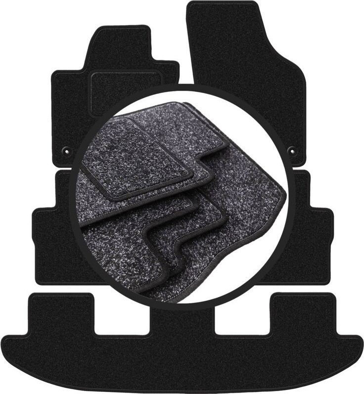 ANTHRA Autofußmatten für: Seat Alhambra II Minivan (2010-)