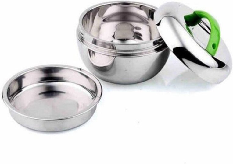 Trade Shop Traesio - Trade Shop - portavivande ermetico 1000ML inox abs content -