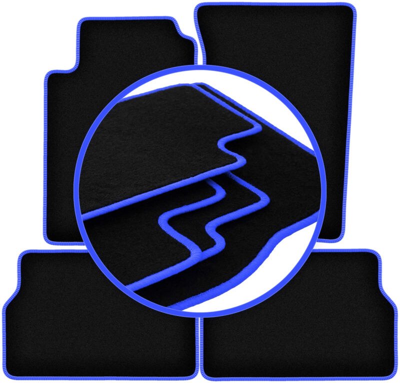 CARLUX-BLUE Autofußmatten für: Kia Sorento I SUV (2003-2009)