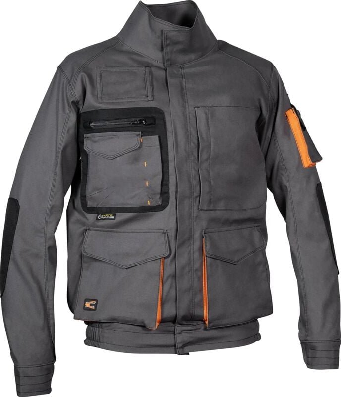 Mehrzweck-Arbeitsjacke OBERWART - Anthrazit/Schwarz/Orange 2XL - FR (56) - EU (58)