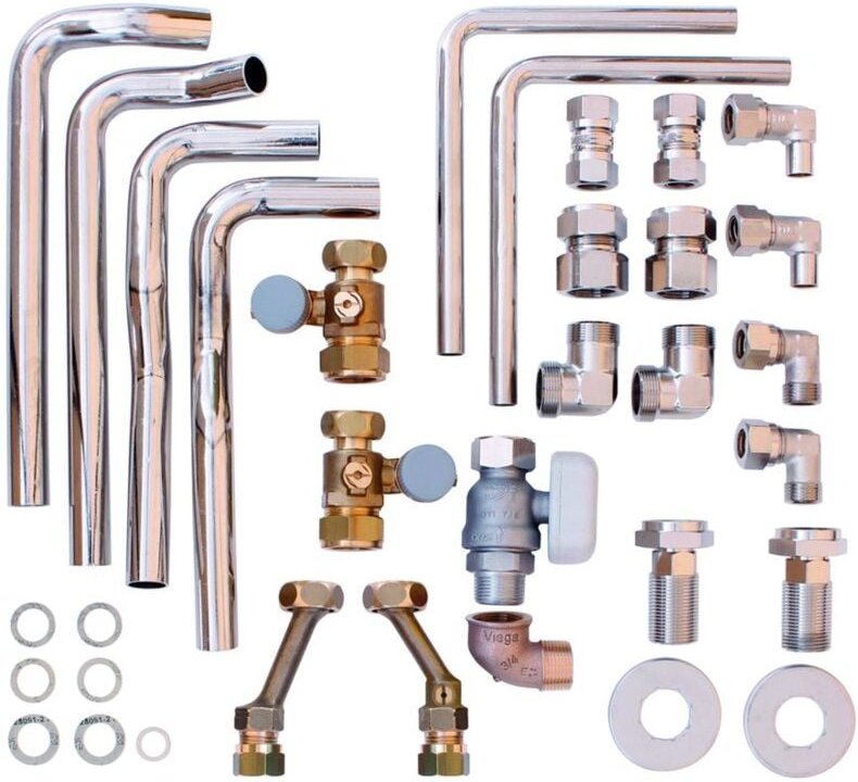 Vaillant VCVCWVCI-Installationsset Auf-/Unterputz, Rohre kürzbar