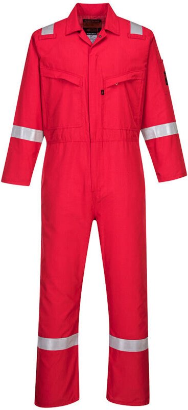 Overall, the product title in German would be: "Overall Araflame Silber Rouge 5XL - FR(60) - UK(54)"