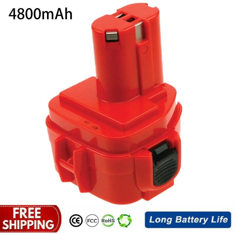 Thumbnail - Pdstation - 1220 4800 mAh 12 v ni-mh Replacement for Makita Battery 12 v 1222 PA12 1233S 1234 1233 1235 1235B 1235F 1926...