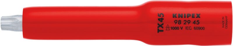 Knipex - 98 29 45 Steckschlüsseleinsatz 3/8' für TX45 117 mm