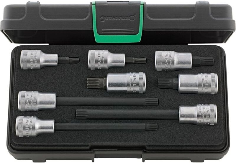 Schraubendrehereinsatz- Satz 1/2' xzn M6 bis M14 8-teilig - Stahlwille
