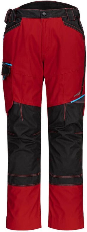 Arbeitshose WX3 Dunkelrot leicht S - FR(38) - UK(30)