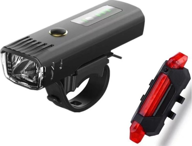 Thumbnail - IPSXP 6000 Lumen Fahrradlicht, 14+ Stunden Ausdauerzeit & IPX5/6 wasserdicht, Powerbank-Funktion, USB-Ladekabel für Vord...