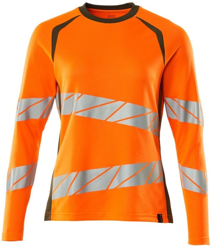 Damen-T-Shirt 19091-771-1433 Gr. 5XL hi-vis orange/moosgrün - Mascot
