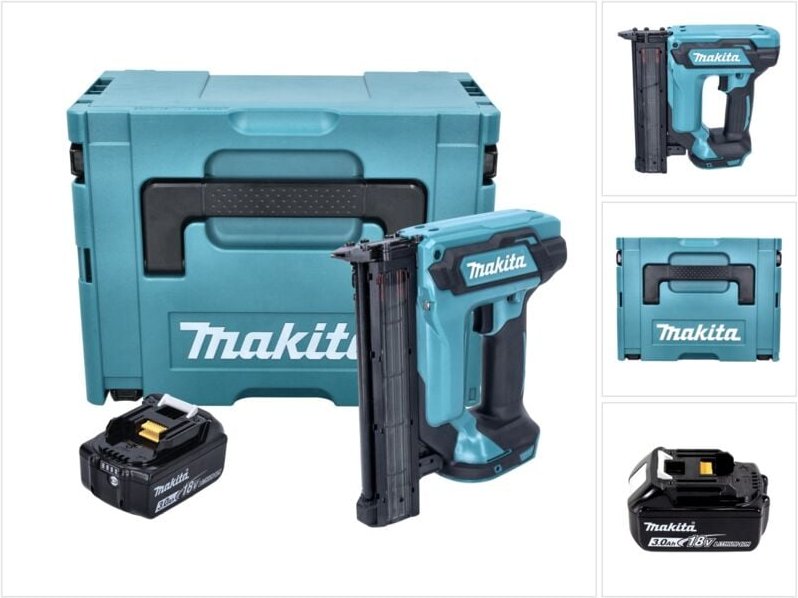 Makita DFN 350 F1J Akku Stauchkopfnagler 18 V 15 - 35 mm + 1x Akku 3,0 Ah + Makpac - ohne Ladegerät