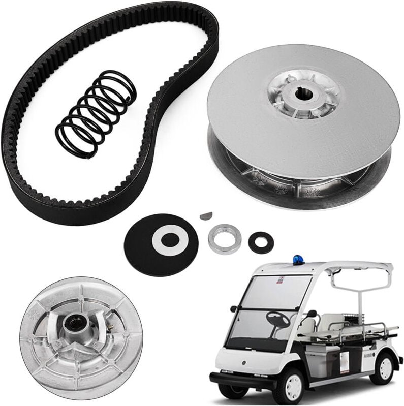 Mophorn - Hinterrad-Kupplungssatz für Yamaha Gas-Golfwagen G2-G22 1985+, Sekundärkupplung mit Riemen JN6-G6201-03/04, Si...