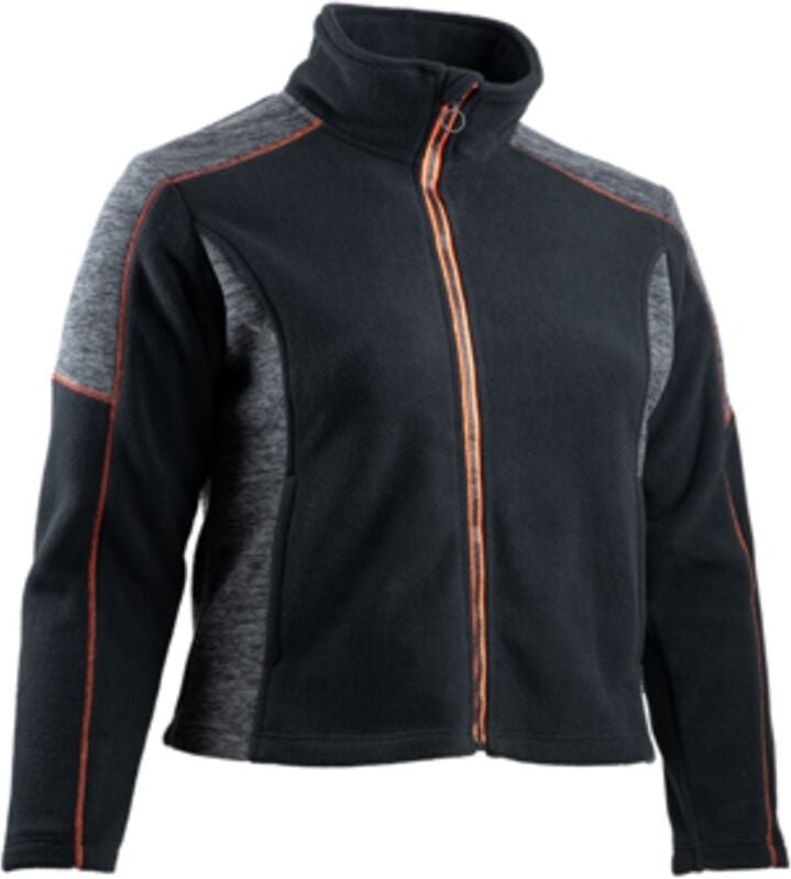 Ava Jacke grau meliert / schwarz t.s - 2285 T.2 - LMA