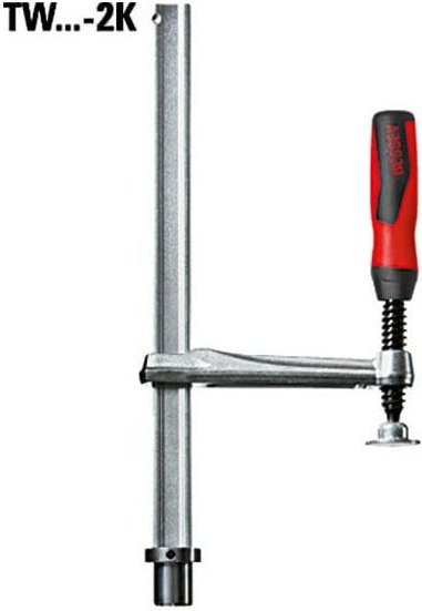 Schraubzwinge für Schweißtische mit 2K-Griff Bessey TW28-30-14-2K Spann-Weite (max.):300 mm Ausladu