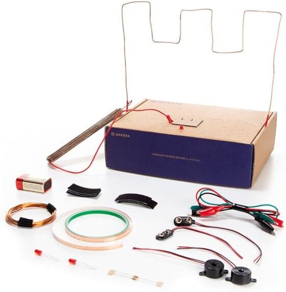 Tape-o-Tronics Bastelset für 2 DIY-Nervenspiele, beinhaltet alle Elektronik und Zubehör, ideal für Anfänger ab 8 Jahren,...