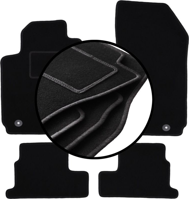 Komplettset Veloursmatten für: Alfa Romeo Brera Coupé (2005-2010)