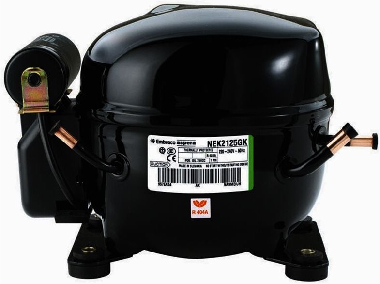 Reporshop - Emppracy Compressor NEK6181U R290 220V 1/3CV Hochtemperatur 7,28 cm3