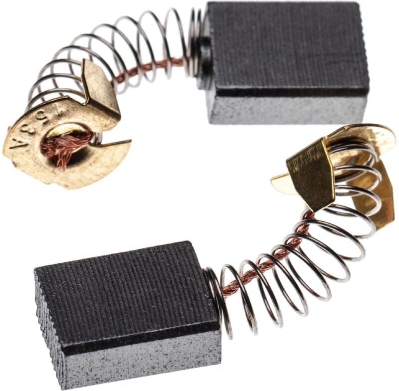 vhbw 2x Kohlebürste 6,5 x 13,5 x 17 mm kompatibel mit Makita 5377MG, 5401, 5201, 5103, 5100 DR, 5402, 5500 S Elektrowerk...