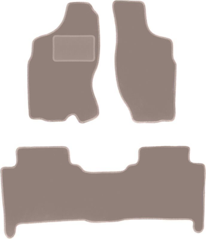 Thumbnail - Beige Veloursmatten für: Nissan Terrano II SUV (1993-2005)