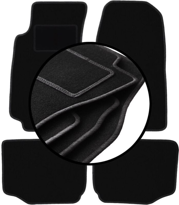 Kompletter Satz Veloursmatten für: Ford Granada Limousine (1972-1985)