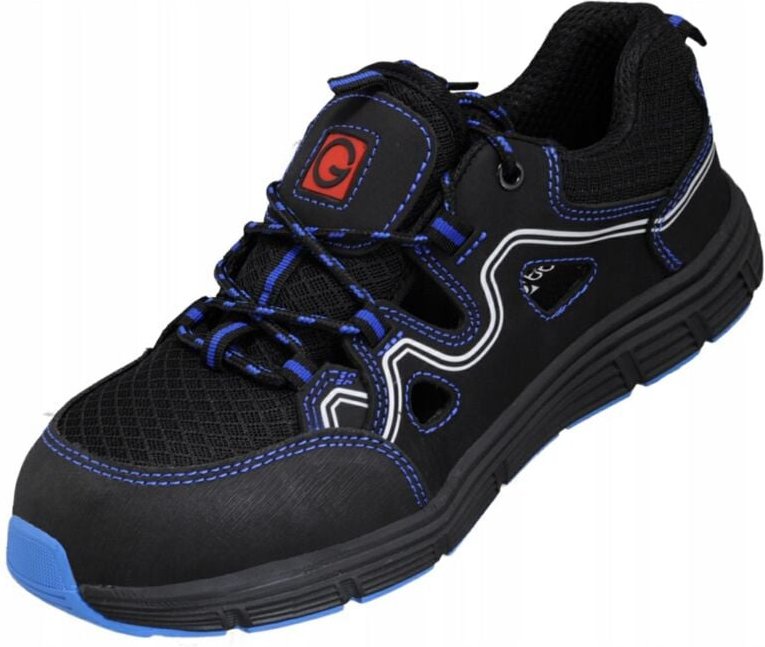 Stiefel Typ tres cuartos, Galmag, Modell 650 S1P, Größe 43, ideal für Arbeitsschutz, mit rutschfester Sohle, verstärkte ...