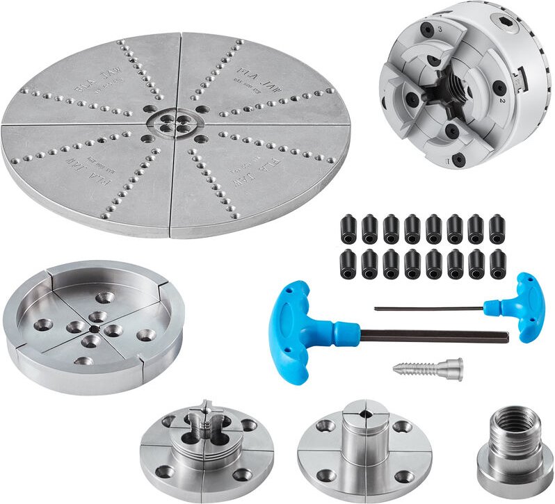 Mophorn - vevor KP965 Drehbankfutter 5 Backentypen φ96mm Backenfutter aus 45 Klemmbereich 32–70mm Spannfutter-Innengewin...