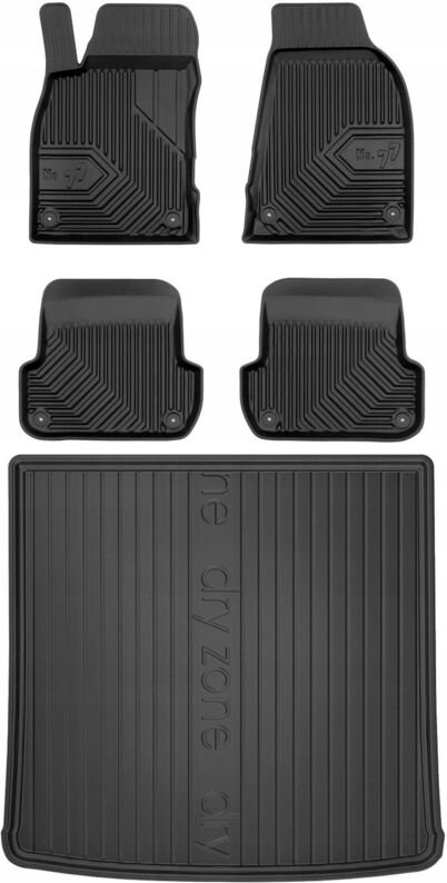 SET 77 Fußmatten und Fußmatten SEAT Exeo Kombi 2008-2013