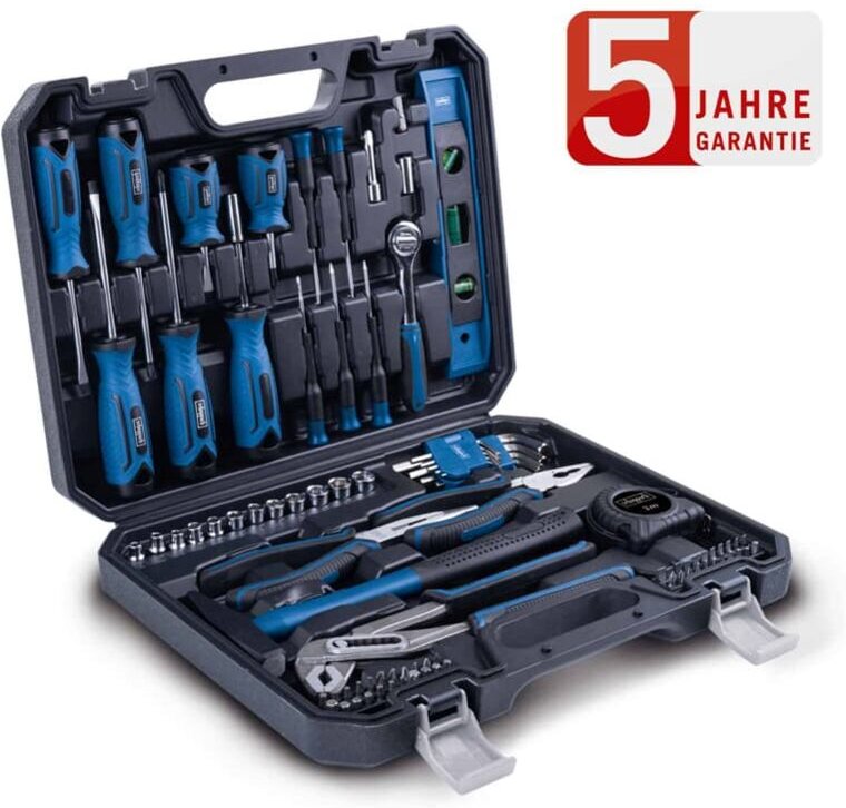 Scheppach - Werkzeugkoffer TB90 inklusive 88-teiligem Werkzeug Set