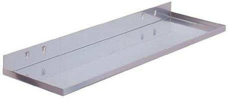 Ablageplatte B445xT150mm alufarben passend für Lochplatte