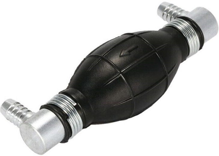 Universal-Primer für Diesel- oder Benzin-Kraftstoffsysteme, mit beidseitigem 90°-Winkel, 8 mm Auslass und Rückschlagvent...