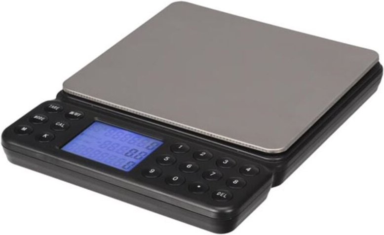 Toolland - Perel Präzisionswaage, digital, 0.1 g bis zu 2 kg, Tara-Funktion, automatische Abschaltung, LCD-Anzeige mit H...