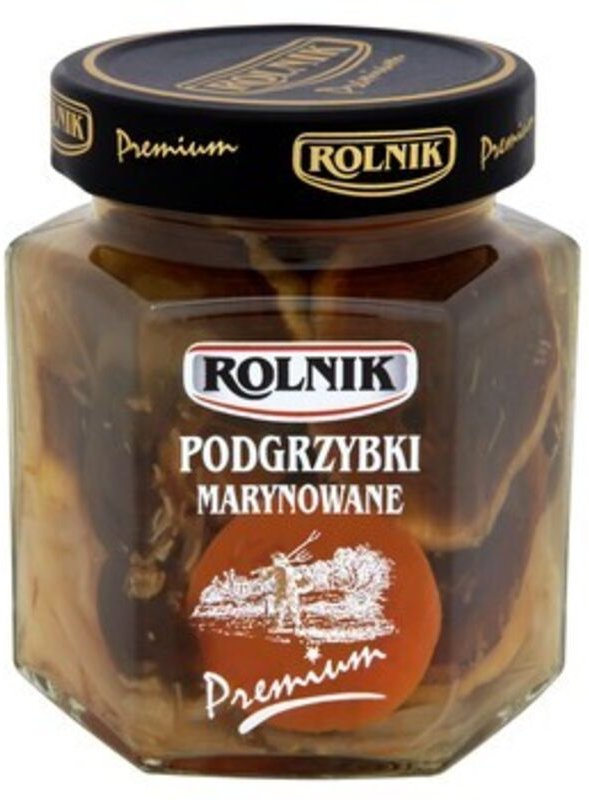 Rolnik Marinierte Maronenpilze 265 g – Perfekt für Suppen und Salate