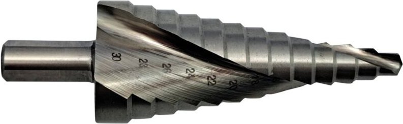 Projahn - Stufenbohrer mit Spiralnut eco HSS-Co 5% Gr.1 4-12 mm