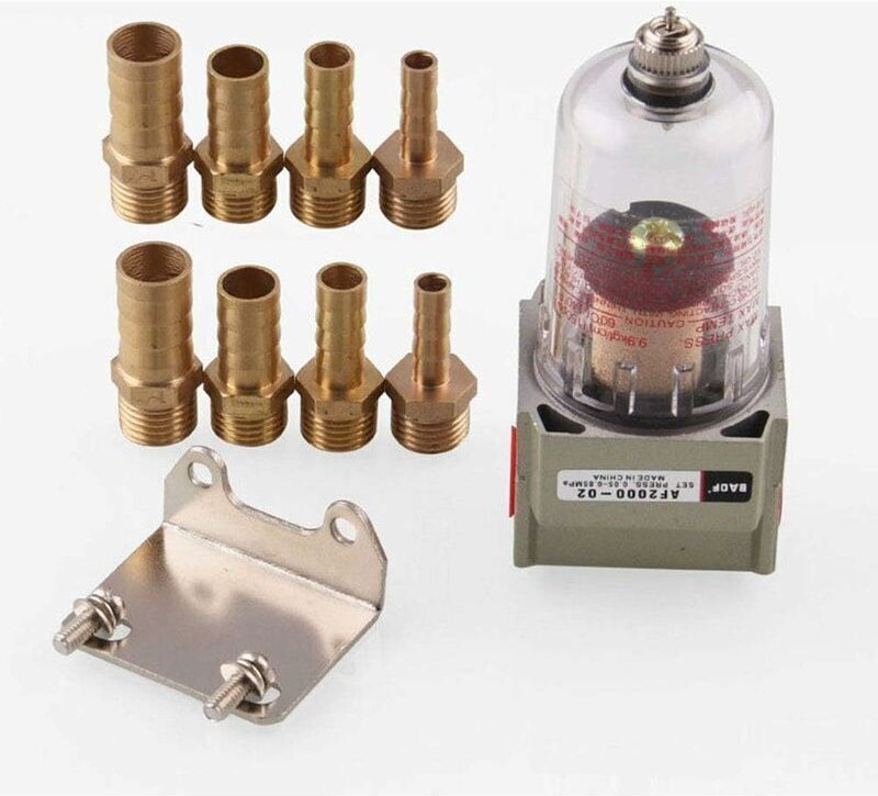 Auto-Kraftstofffilter, universeller Inline-Benzinfilter, Auto-Filter-Unreinheiten-Werkzeug, Motoröl-Abscheidertank mit 6...