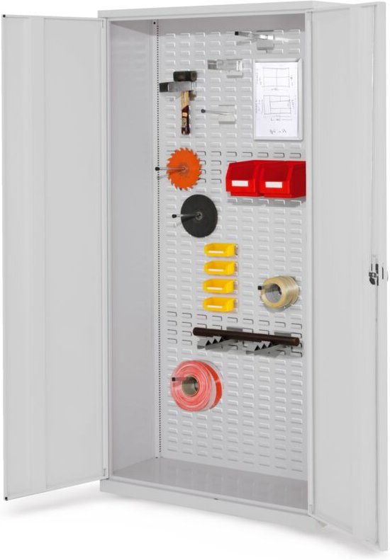 Kappes ®RasterPlan Werkstückschränke 1950x1000x410mm mit Vollblechtüren lichtgrau