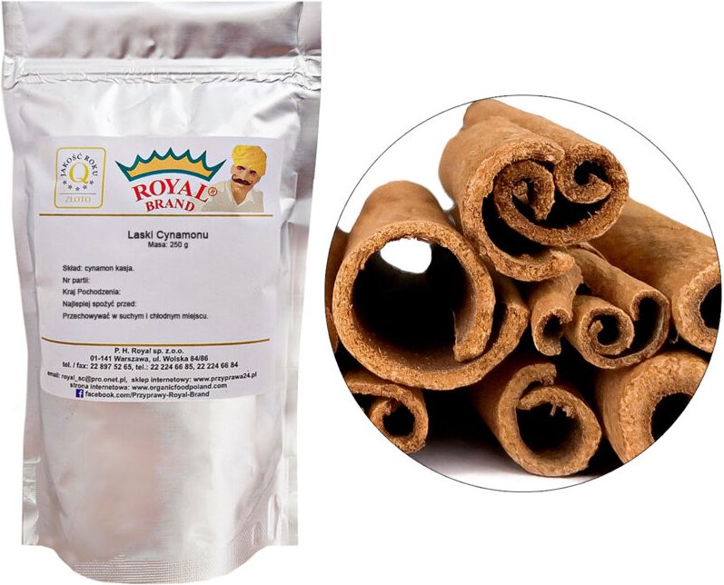 ZIMTSTANGE 250g Getrocknete Zimtstangen Qualität Zimtstangen Royal Brand