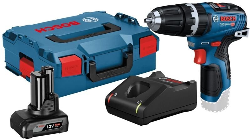 Akku-Schlagbohrmaschine gsb 12V-35 / 1x 4,0 Ah Akku + Ladegerät in L-Boxx - Bosch