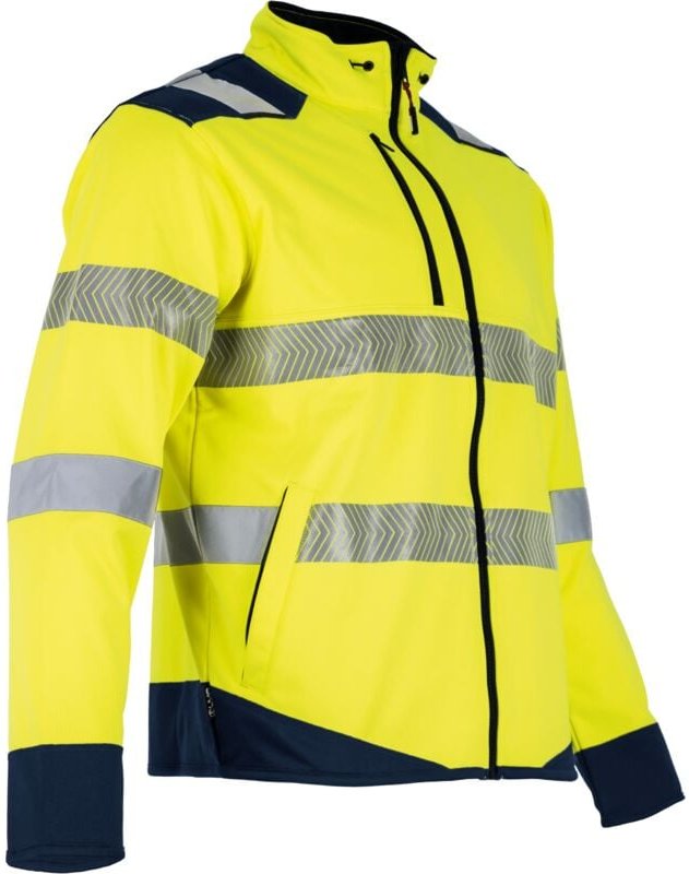 Arbeitsweste AUTHENTIC HV FLASH - MARINE/NEONGELB S - 2